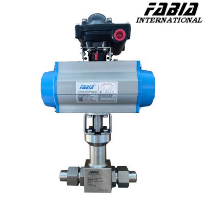 China High PHressure Two Way Butt Welding High Temperature Ball Valve for sale