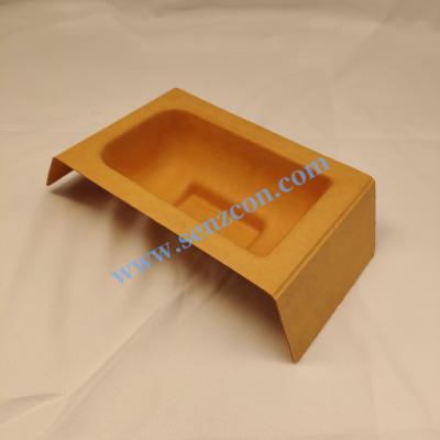 China This product is OEM produced by the manufacturer. It is an orange, food-grade, high-end base for food ingredients made of pulp molding, which is moisture-proof and biodegradable. for sale
