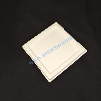 China Direct supply from an OEM factory in Ningbo. Pulp molded square boxes for ice cream. Food-grade, environmentally friendly and biodegradable. for sale