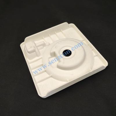 China Hardware rollers, white sugarcane pulp paper pulp molded base, environmentally friendly, degradable, shockproof and scratch-resistant. for sale