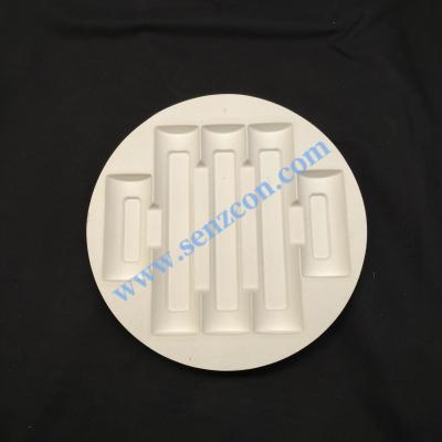 China Direct supply from Ningbo factory. Pulp molded packaging. The round packaging base for the essence liquid is made of white sugarcane pulp plant fiber. for sale