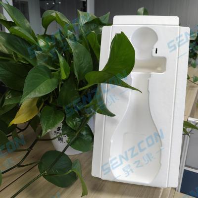 China Ningbo factory customizes pulp molding high-end liquor packaging bases, which are embedded and have shockproof and fall-proof functions. for sale