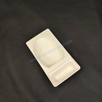 China High-end crystal lamp pulp molding packaging bases: dry pressable, wet pressable, V-groove foldable, collision-proof, drop-resistant, eco-friendly and degradable. for sale