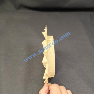 Chine Fourniture directe d'emballages en forme de lotus moulés en pâte jaune, utilisés pour les bijoux et les aliments, respectueux de l'environnement, dégradables, résistants aux rayures et alimentaires. à vendre