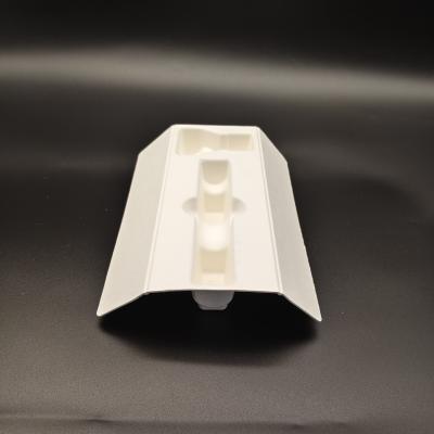 China Base de embalaje de papel de pulpa de moldeado de razor eléctrico de tipo split de alta gama - fibra vegetal ecológica, pulpa de caña de azúcar, prensada en seco, resistente a caídas y a los golpes en venta