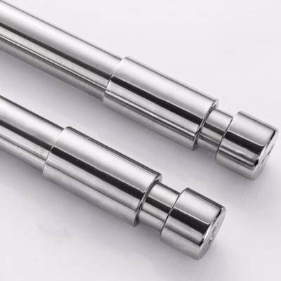 China Metal Tension Rod Stainless Steel Adjustable Closet Rod For Wardrobes Shoe Cabinets for sale