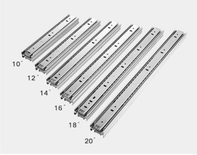 China Full Extension 4510 Contemporary Side Mount Ball Bearing Sliding Drawer Slides for sale