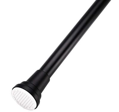 China Metal Diameter 25mm Tension Rod Stainless Steel Adjustable Closet Rod For Wardrobes Shoe Cabinets for sale