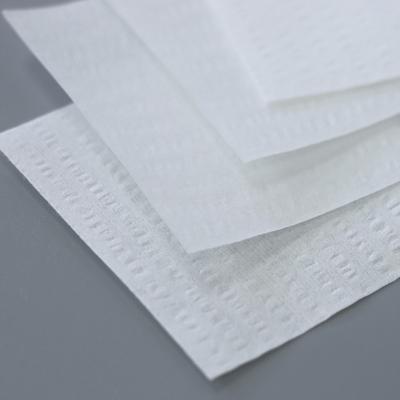 China 55% de poliéster / 45% de pulpa de madera con patrón corrugado Papel libre de polvo para limpieza industrial en venta