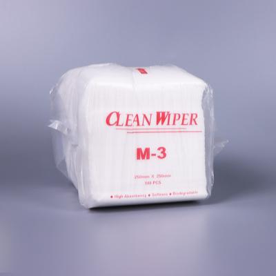 China cleanroom non-woven wipes wiping tool of choice m-3 for sale