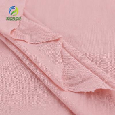 China 100% Single Modal Eco-Friendly Sustainable Anti Pill 190gsm Lenzing Tencel EcoVero Lyocell Jersey Knitted Fabric For T Shirt for sale