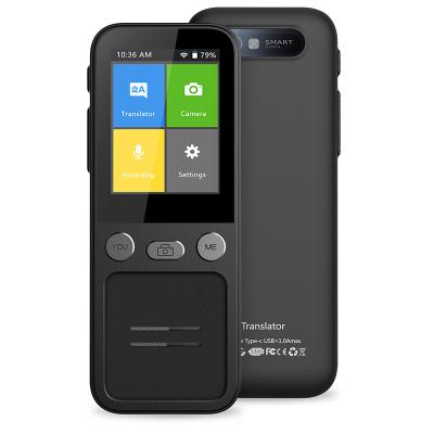 China White Wifi T16 Smart Black Language Translator Device Touch Screen Support 138 Languages Online Translation Translator for sale
