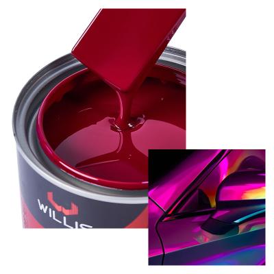 China Azul Secagem Rápida Sólido Branco 1K Base Auto Refinish Paint Metal Blue Car Paint Spray Primer Metal Auto Paint Color à venda