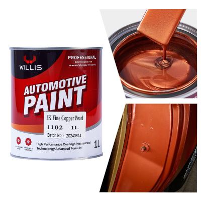 China Resistente a produtos químicos pintura de laca acrílica, cores duráveis de pintura de pérola para carros, 2K / 1K pintura de cores, 1K cristal pérola à venda