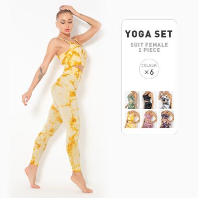 China Breathable Women Fitness Activewear Wholesale Comfortable Running Gym Yoga Sets Two Piece Sets for sale