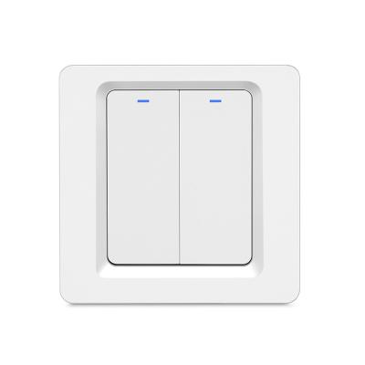 China Smart Home Tuya Strip Lamp Switch 2 Radio Switch Button ZigBee EU/UK Physical Switch Physical Remote Touch Remote Smart Lamp Switch for sale