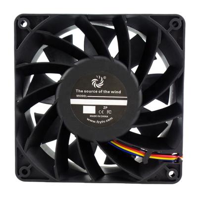 China Greenhouse Exhaust 12038 12v 24v 48v Plastic High Speed DC Brushless Axial Fan 120x120x38mm for sale