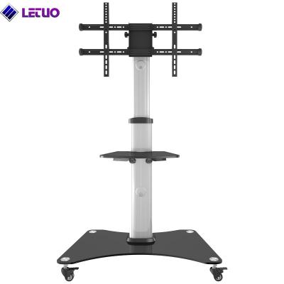 China TCFS07 Height Adjustable Aluminum TV Cart for sale