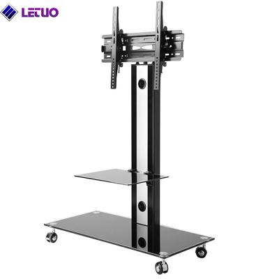 China TCG850 Mobile TV Stand TV cart TV trolley with wheels for LCD LED Plasma Flat Panels Stand with Wheels Mobile fits 37