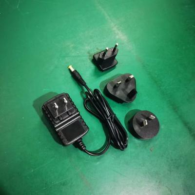 China Replaceable LED Power Adapter 12V1A Plug For Beauty Equipment Roller Scrubber Facial Massager 12w for sale