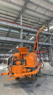 China 80m comprimento do cabo de bobina máquina robótica de betão até 8,5m distância de betão e 20 metros cúbicos por hora capacidade à venda