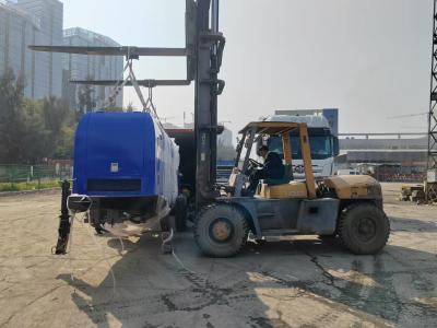 China Vertical/Horizontal Reach 150/600m and 50m3/h Output HBT50.13.129RS Concrete Trailer Pump for Your Construction Needs for sale