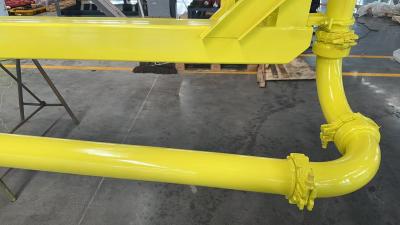 China Constructie HG12 Beton Boom met 360° Swing Angle en 133mm Pipe Diameter Te koop