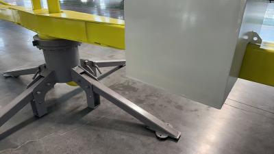China 360° schuifhoek Betonplaatsingsboom met maximaal horizontaal bereik van 12 m en N/A motorvermogen Te koop