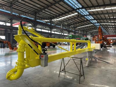 China 360° schuifhoek en 133 mm buisdiameter Betonplaatsingsboom HG12 voor op maat gemaakte bouwprojecten Te koop