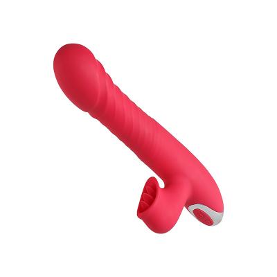 China do aquecimento longo de Electrict do vibrador do sexo fêmea de 24cm sugação de vibração esticando o balanço à venda
