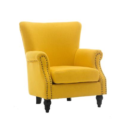 China Single living room chair classic style fabric sofa tiger chair for sale