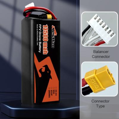 Chine Des stocks énormes 22,2V 6S3P P42A batterie 12600mah Pack Inr-21700-P42A lion molécule P45B 13500mah Fpv batterie molécule 21700 pour FPV drone à vendre