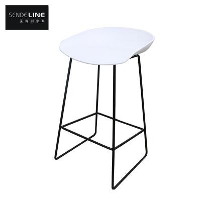 China Simple bar chairs, beauty salon stools, bar fixed bar chairs, front desk cash register seats for sale