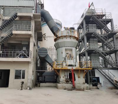 China Ultrafine Vertical Grinder Limestone Aggregate Production Line Raw Material Vertical Mill for sale