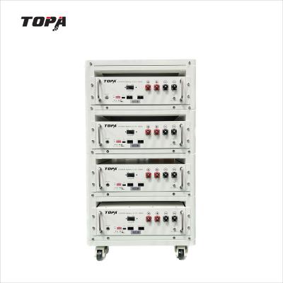 China Multiple Batteries Assembled in Container TOPA 300Ah 48V/51.2V 15kwh Lithium Battery Pack LiFePo4 Energy Storage Battery Bank Solar Energy System for sale