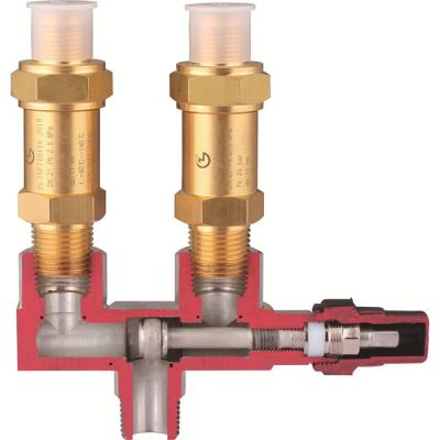 China CFC HCFC HFC Refrigerant Pressure Relief Valve For Refrigeration 0.3~4.5MPa for sale