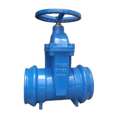 China General Malleable Iron Dual Socket Resilient Seated Gate Valve 160mm for sale