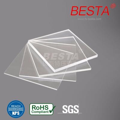 China BESTA Vlamvertragende Acrylplaten 12 mm Aanpasbaar Te koop