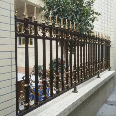 China Modern High-grade custom aluminum material fence cheap security garden privacy design metal plate aluminum handrail for sale