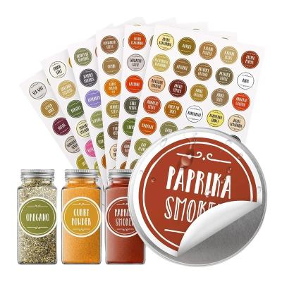 China Private Custom Round Paper Vinyl Sticker Waterproof Adhesive Waterproof Label Product Stickers Printing Logo Sticker Roll for sale