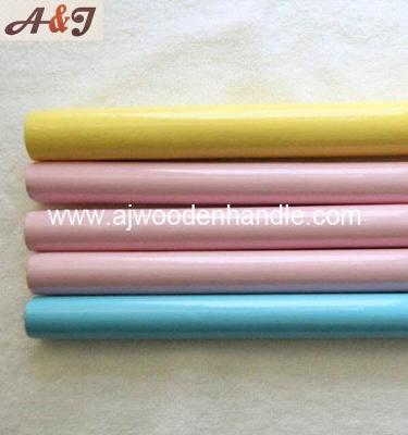 China Viable color painted wooden handle with Italian thread, different colors are available for sale