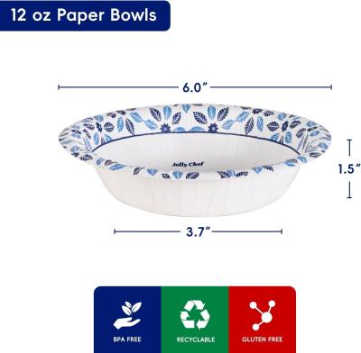 China Versatile Paper bowls Cups for Various Food and Beverage Applications for sale