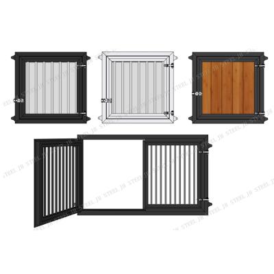 China Durable Outdoor Durable Anti Kick Protection Ventilation Bars Horse Barn Tempered Glass Window for sale