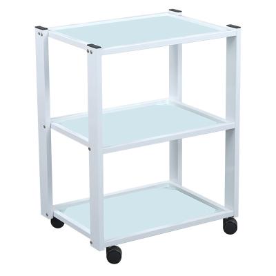 China Strong 100KG Load Bearing Capacity SPA Trolley Barber Hair Salon Trolley 3 Row Manicure Trolley Trolley For Beauty Salon for sale