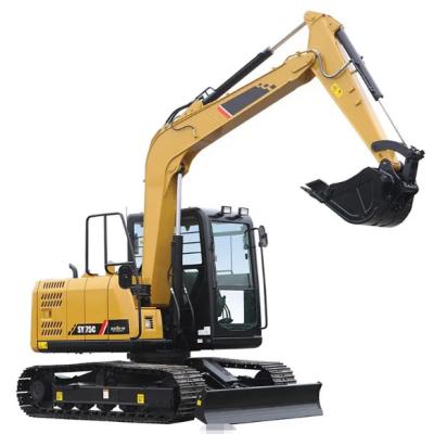 China Original Factory China Sany Digger 6 Ton 8 Ton Excavator SY75C Small Excavator With CE EPA For Sale for sale