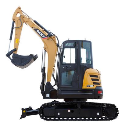 China china factory new 5T brand 100% small digger with shovel SY50U small mini excavator construction machinery for sale