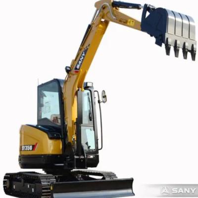 China Factory Mini Excavator SY35U Track Crawler 3.5 Ton Small Digger SY35U Excavator for sale