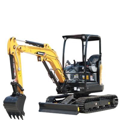 China 2023 Style SY26U 2.5t Professional Excavators Hydraulic Crawler Excavator Small Digger 0.06m; ³ for sale