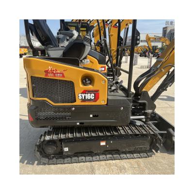 China New Factory Price SANY SY16C 1.6TONS Mini Machinery Repair Shops Machine China Digger Excavator for sale