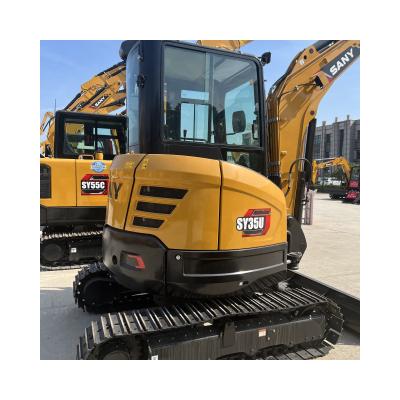 China hot selling crawler china machine SANY SY35U brand new mini digger 3 tons 0.21M3 for sale